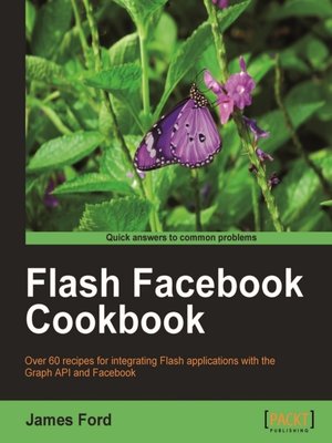 cover image of Flash Facebook Cookbook